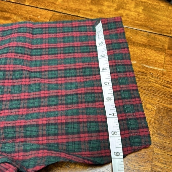 Woolrich short sleeve nwt holiday plaid size xxl outdoor rugged wear 💯 cotton - Picture 6 of 9